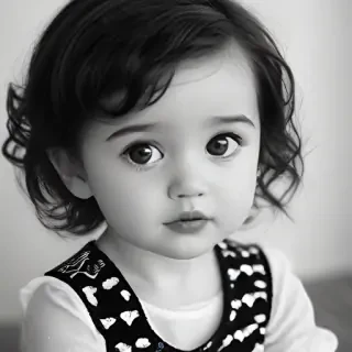 cute black and white