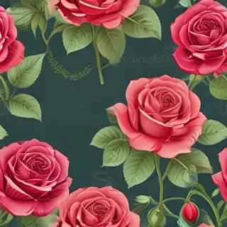rose border