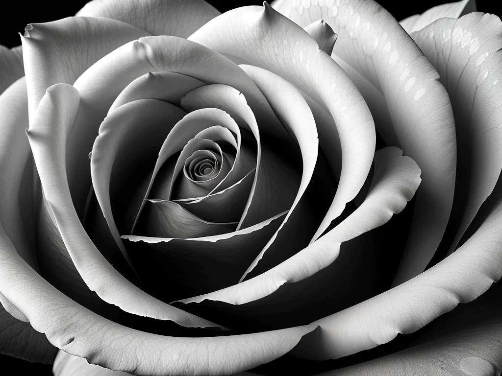 rose png black and white