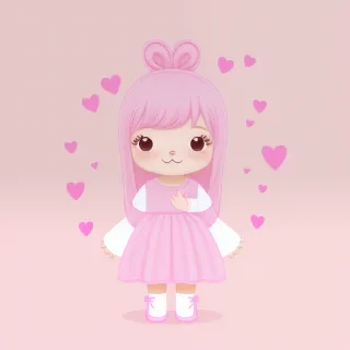cute pink design