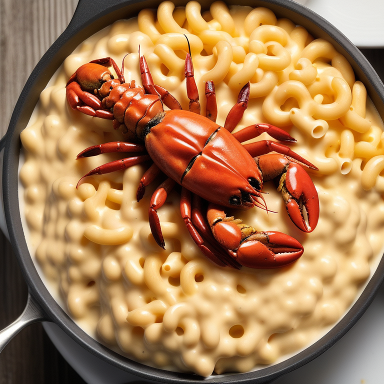 mac and cheese with crawfish