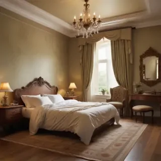 background of a bedroom