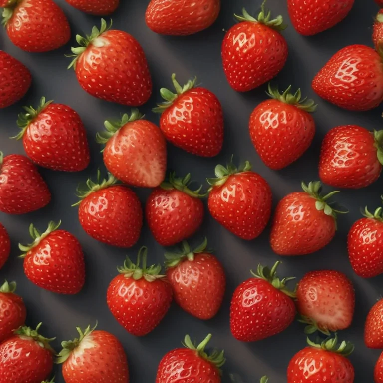 cute strawberry background