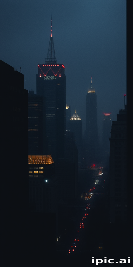 dark city background