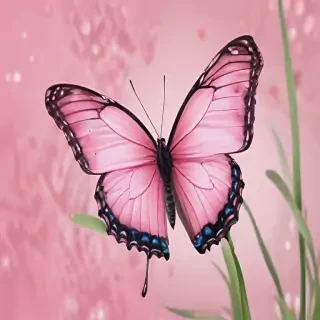 pink butterfly images