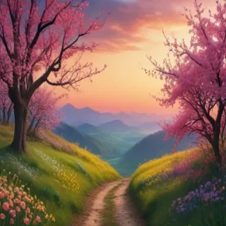 spring iphone background