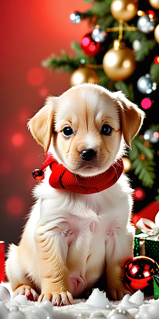 christmas puppy desktop backgrounds