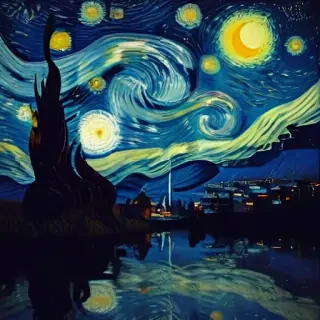 starry night png