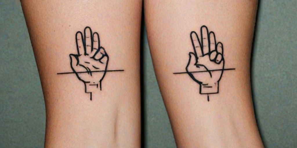 i love you sign language tattoo
