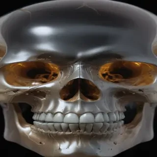 transparent skull