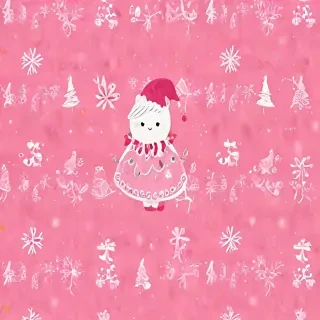 cute pink christmas wallpaper