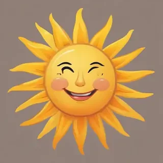 cartoon sun png