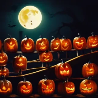 halloween pumpkin background