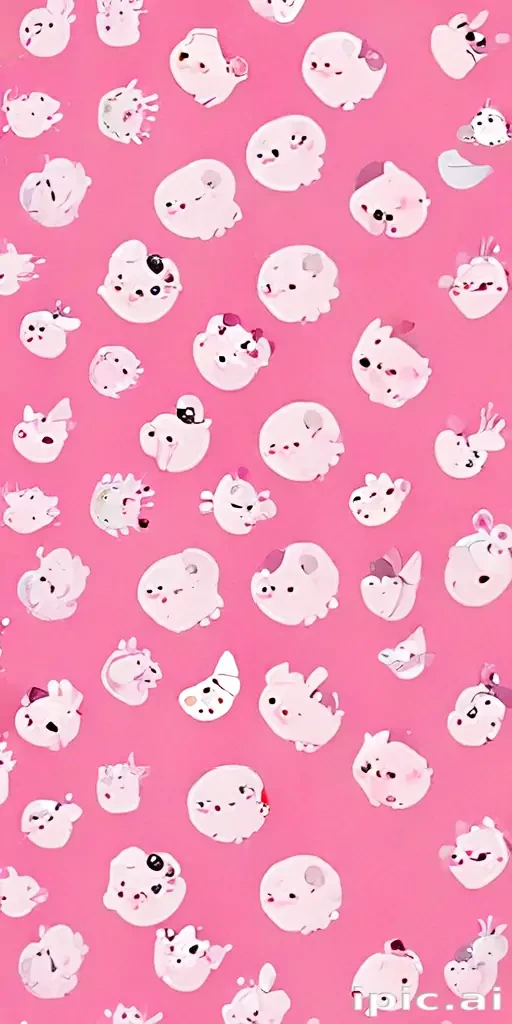cute pink backround