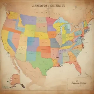 map of the us states