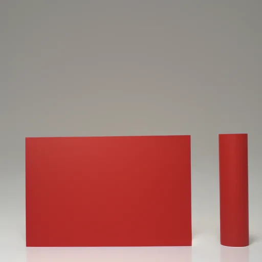red blank background