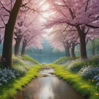spring desktop wallpaper aesthetic