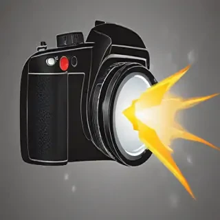 camera flash clipart