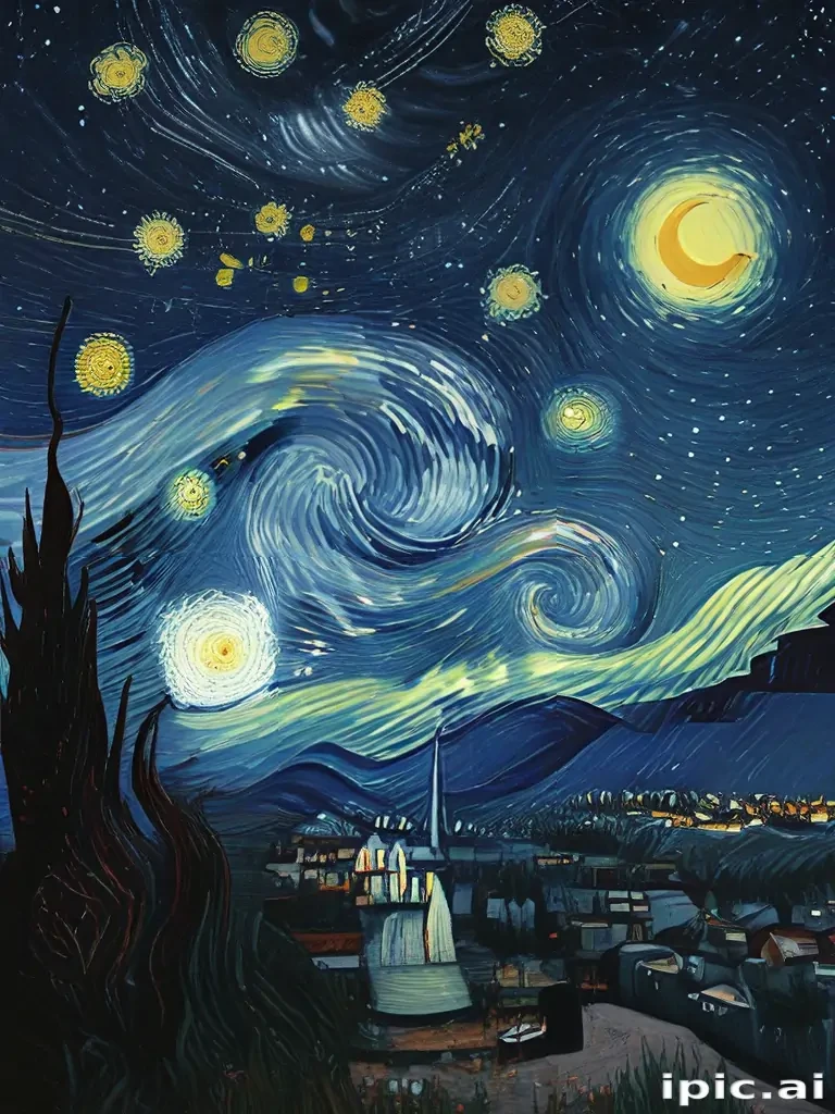starry night png