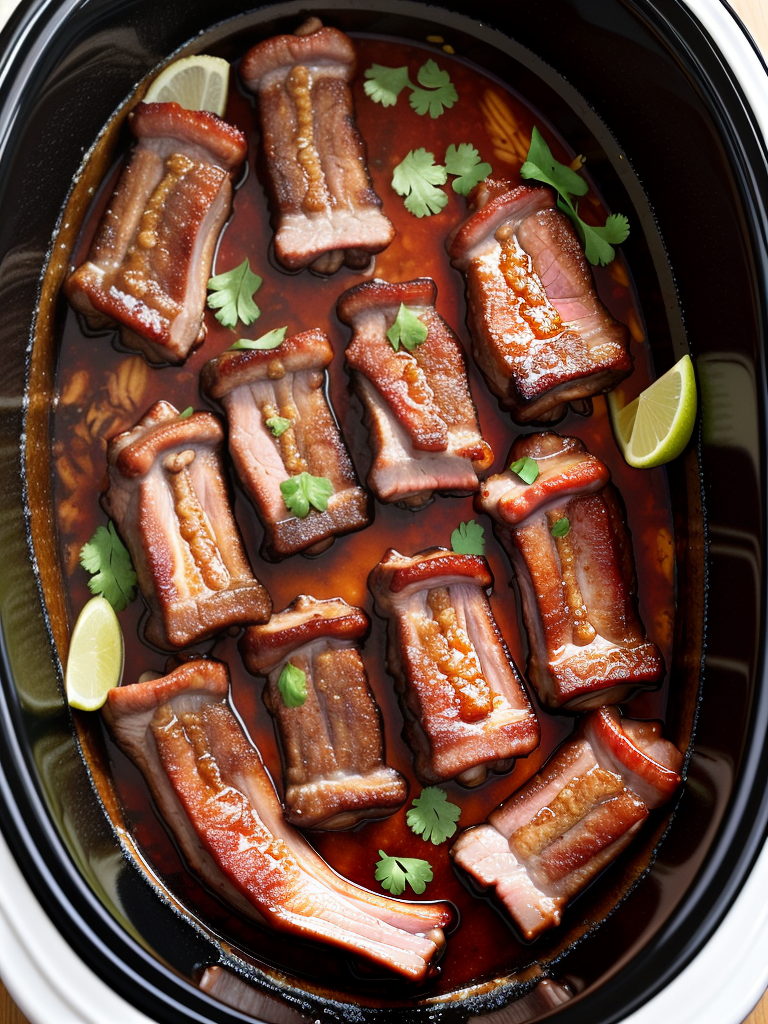 pork riblets in crock pot