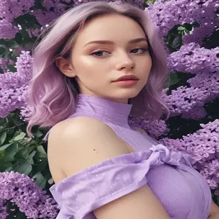 lilac aesthetic