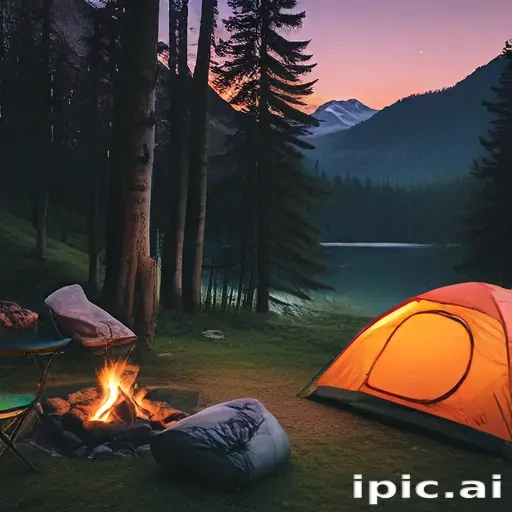 camping background pic