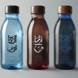 water bottle mockup