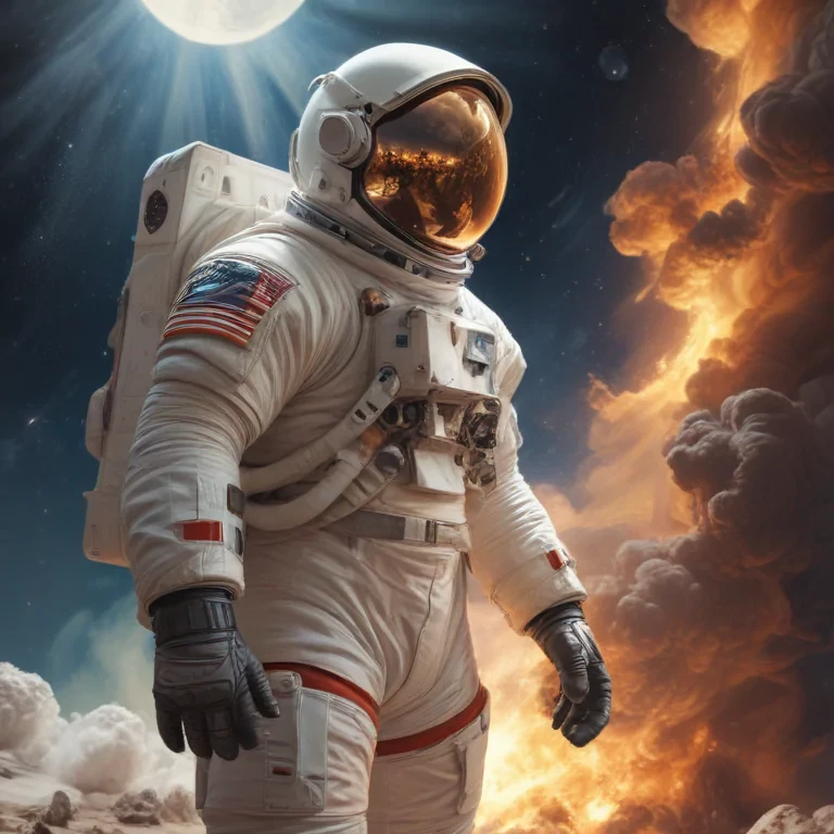 astronaut cartoon