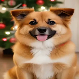 dog pictures christmas