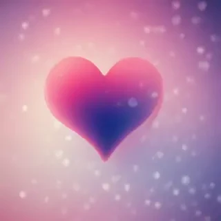 blurry heart wallpaper