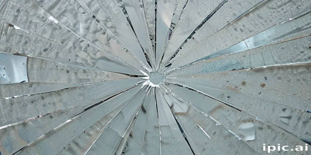 broken glass texture