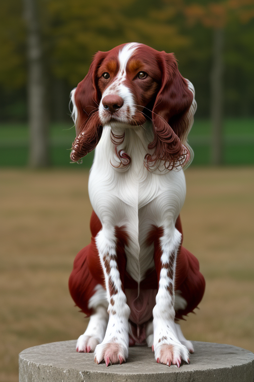 irish red and white setter
