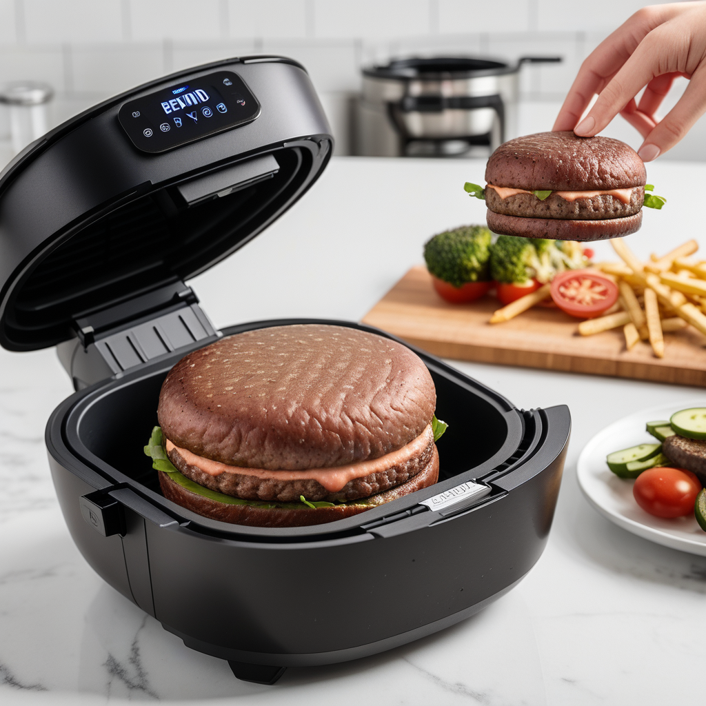 frozen beyond burger air fryer