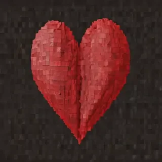 pixelated heart png