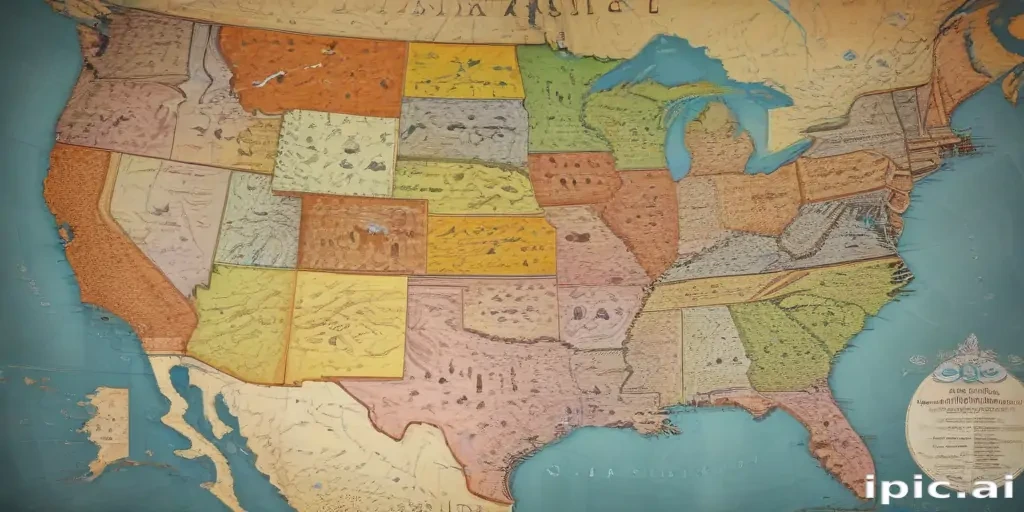 map of united states of america