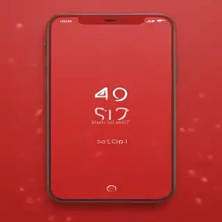 red lockscreen