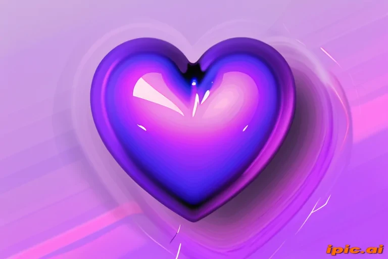 purple aesthetic heart