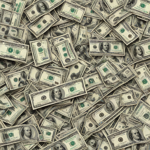 money with transparent background
