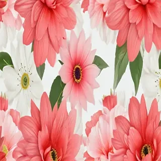 flowers with no background