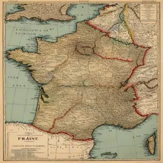map of france