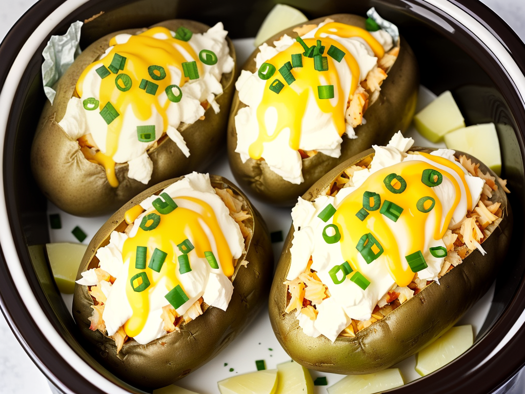 crock pot baked potatoes without foil