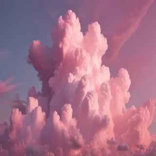 pink cloud aesthetic
