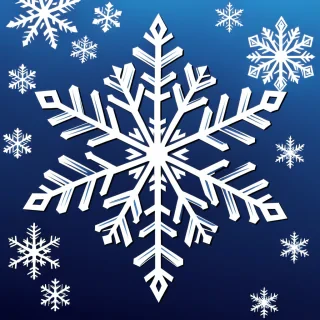 snowflake clipart free