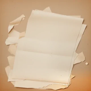 crumbled paper png