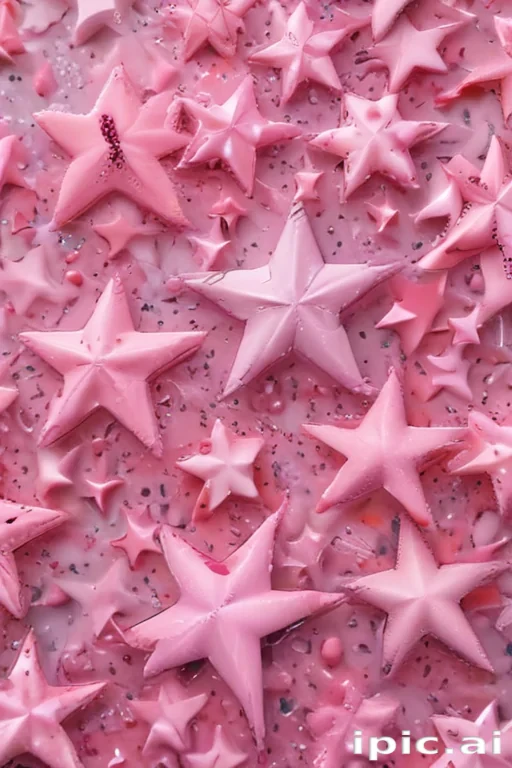 pink stars png