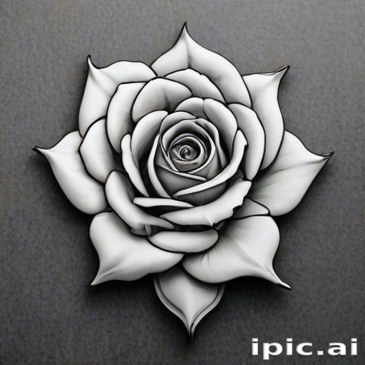 rose outline