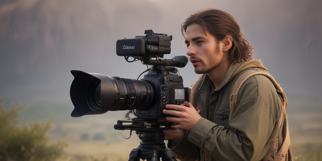 Passionate Photographer Capturing Stunning Landscapes with Professional ...