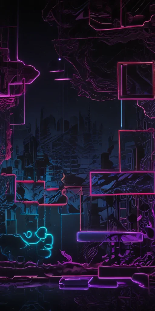 coolest neon wallpaper