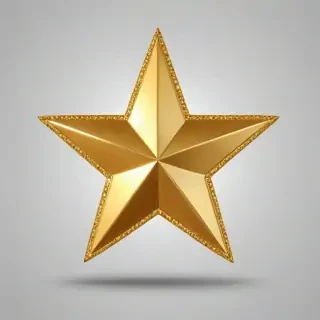 golden star transparent