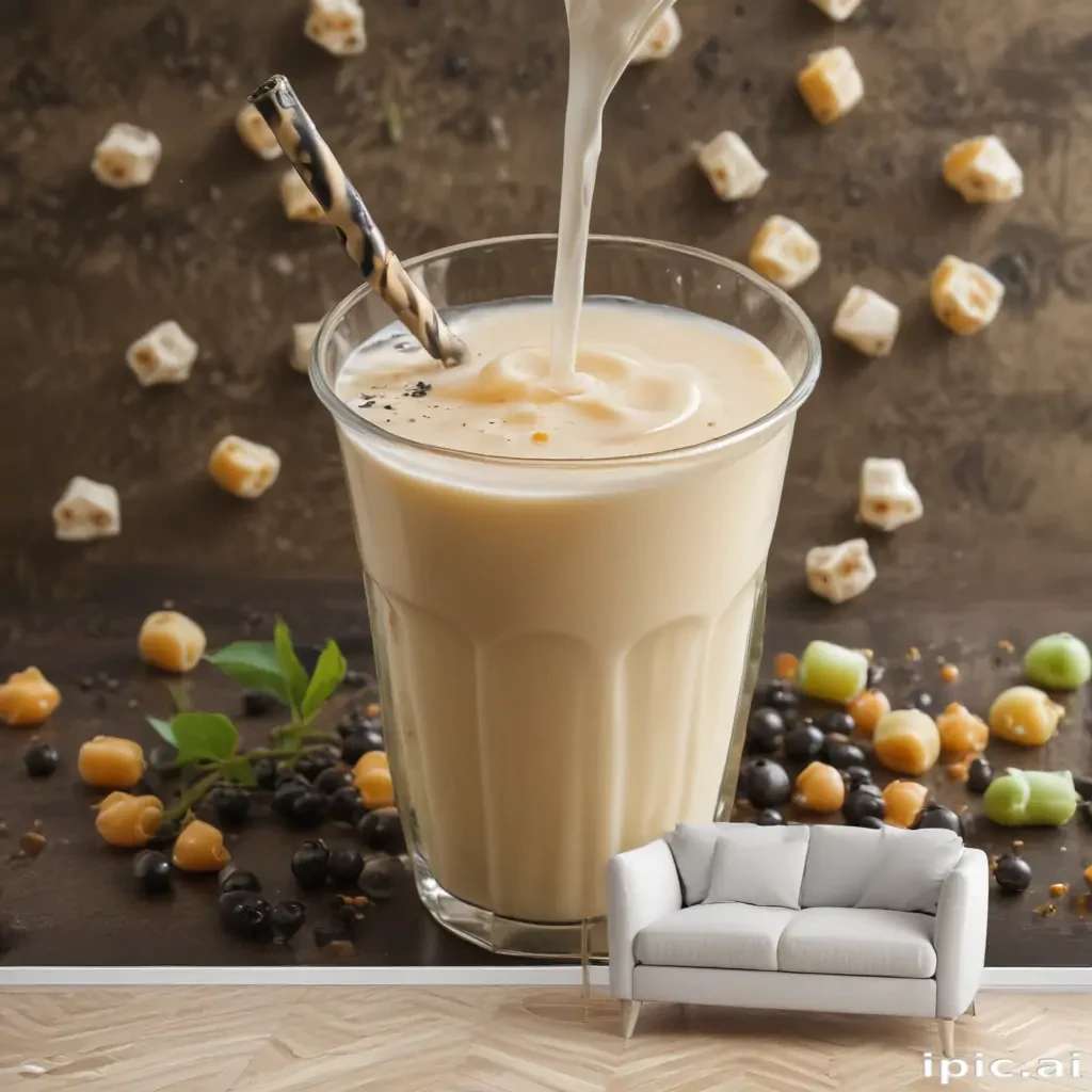 milk tea boba wallpaper
